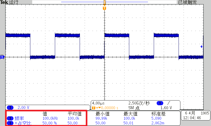 F334输出波形